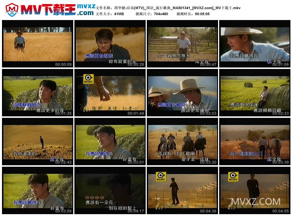 周华健-应该(MTV)_国语_流行歌曲_MA501341